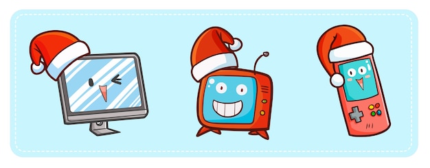 Christmas cartoon gadgets