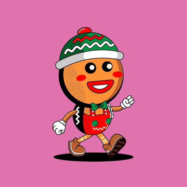 Christmas cartoon illustration character