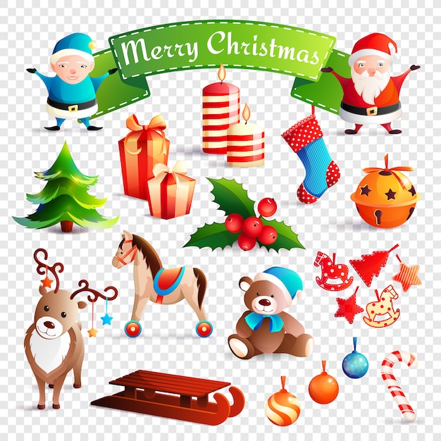 Christmas Cartoon Set