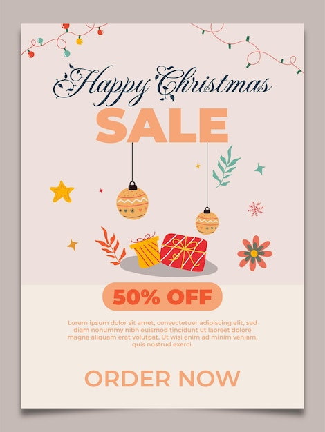 Vector christmas celebration instagram story template