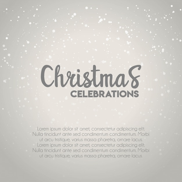 Christmas Celebrations Snow Background