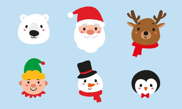 Christmas character set