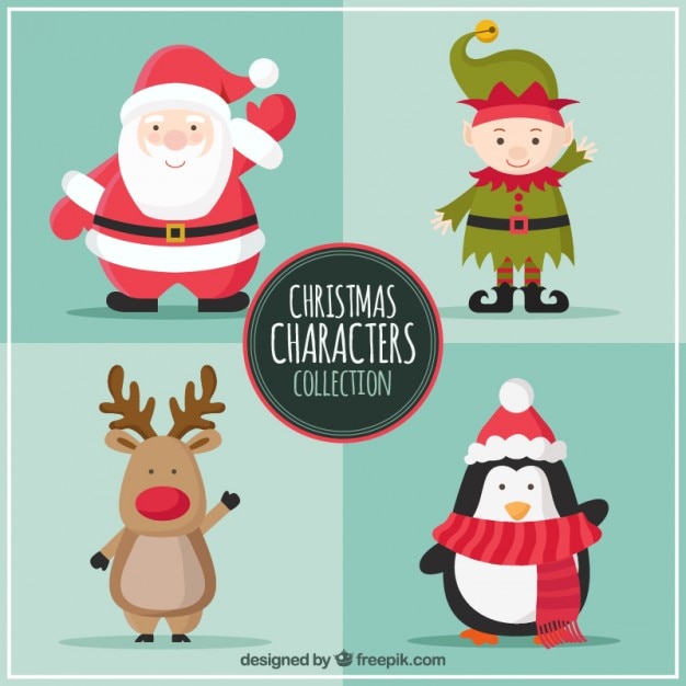 Christmas characters collection