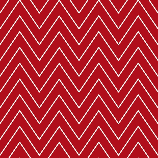 Christmas chevron pattern abstract background with white zigzag stripes on a red background vector i...