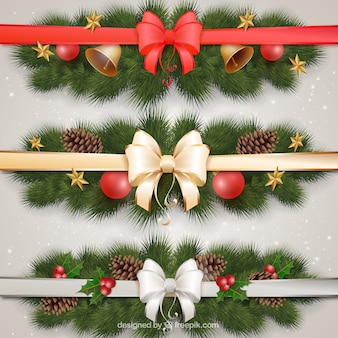 Natale color archi con ornamenti
