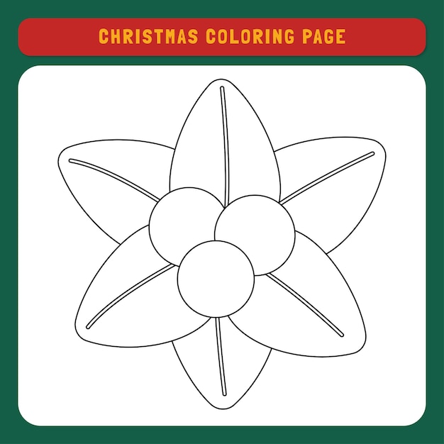 Christmas Coloring Page for Kids