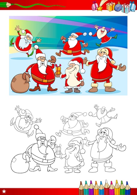 Pagina da colorare di natale