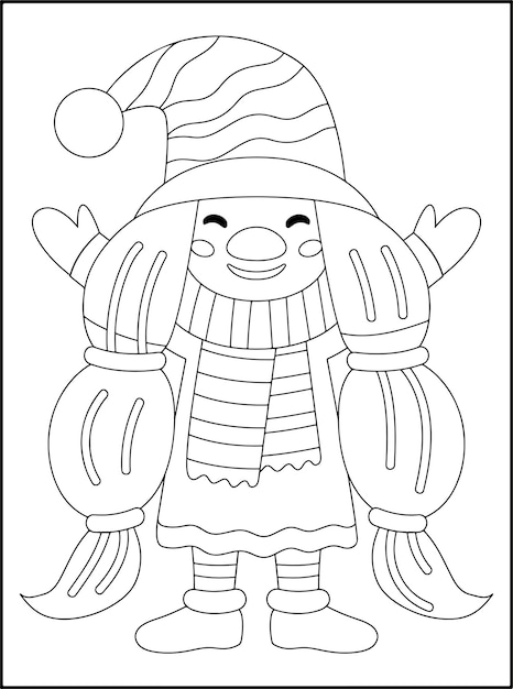 Christmas Coloring Pages Fot Kids