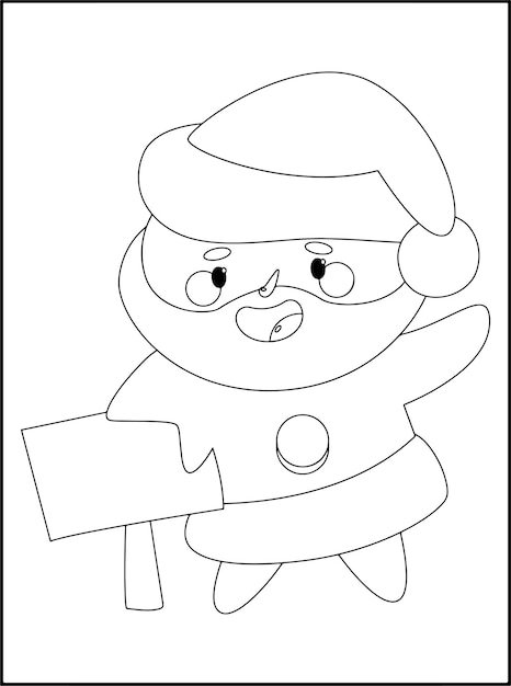 Christmas Coloring Pages Fot Kids