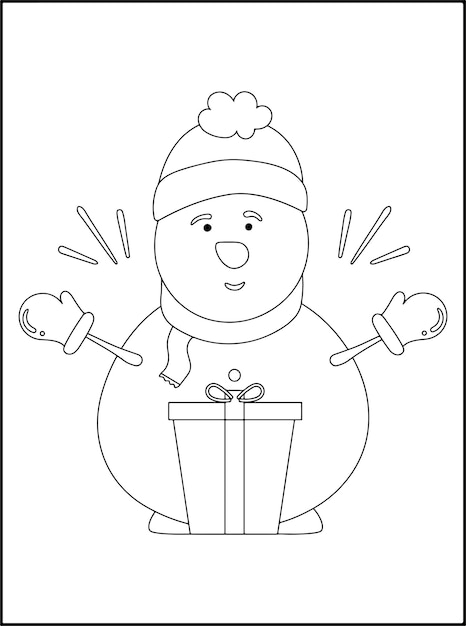 Christmas Coloring Pages Fot Kids