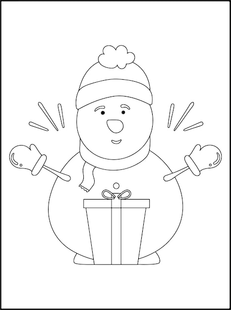 Christmas coloring pages fot kids