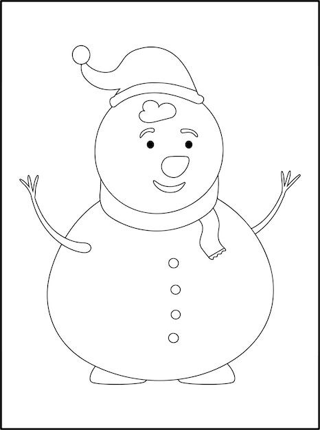 Christmas coloring pages for kids