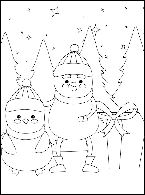 Christmas Coloring Pages For Kids