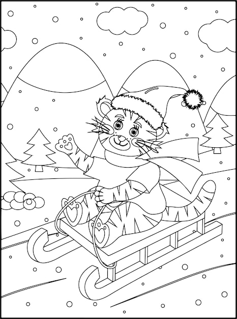 Christmas Coloring Pages For Kids