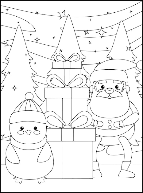 Christmas Coloring Pages For Kids