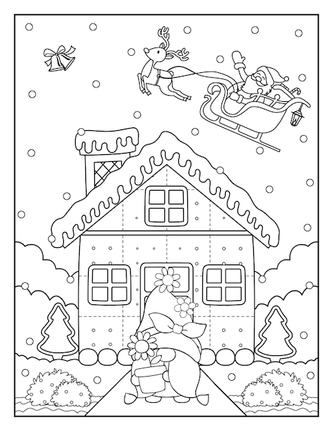 Christmas Coloring pages for kids