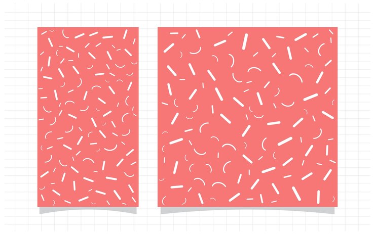 Vector christmas colour memphis pattern abstract background for your social media wallpaper