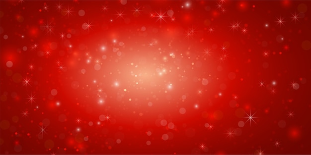 Vector christmas concept abstract red background banner