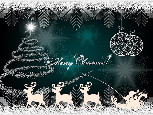 Christmas dark background