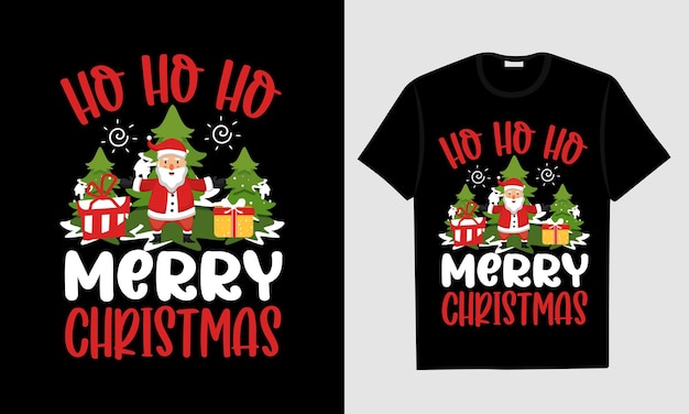 크리스마스 날 티셔츠 디자인, 크리스마스 분대 티셔츠 디자인