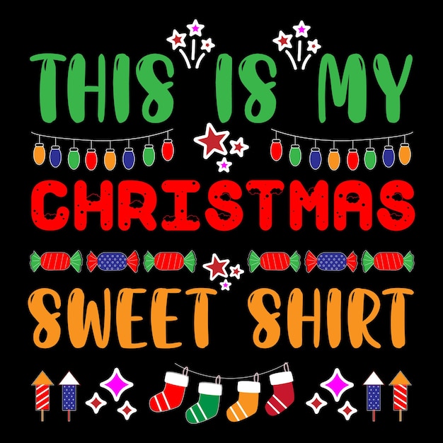 Christmas Day Typography and Graphic T shirt Design