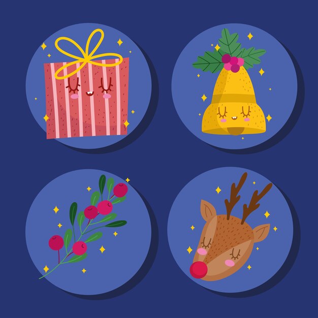 christmas decoration icons