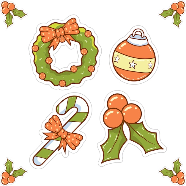 Christmas Decoration sticker