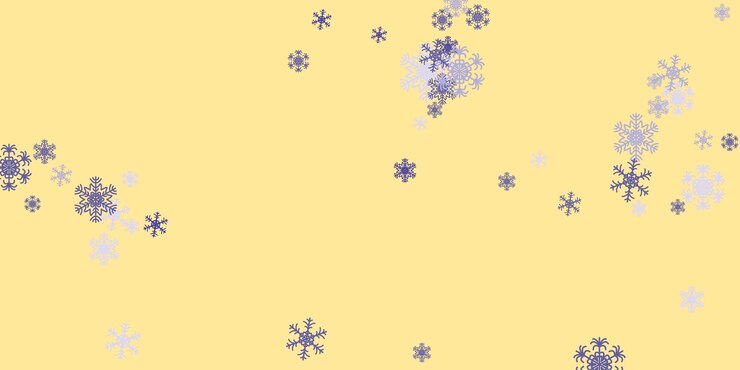 Vector christmas decoration with falling snowwinter background