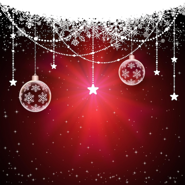 Christmas decoration with stars