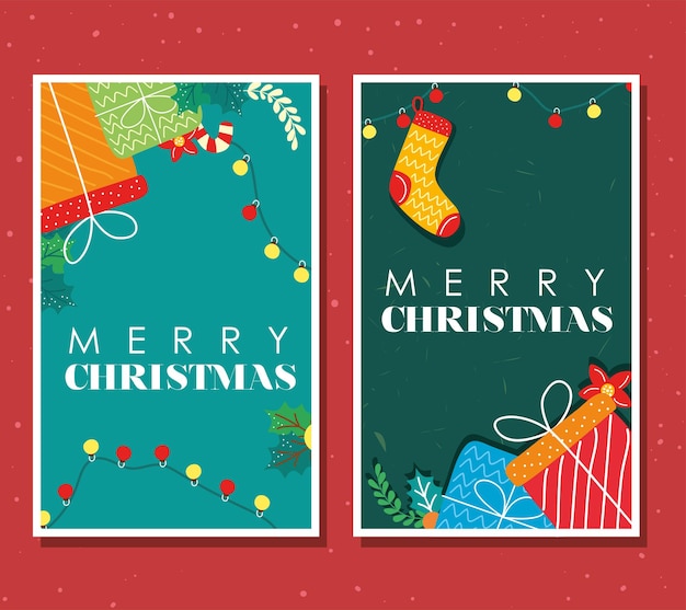 Christmas decorative cards