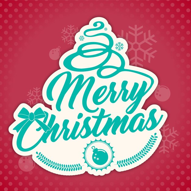 Vector christmas design template