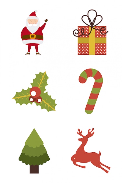 christmas design over white background vector illustration