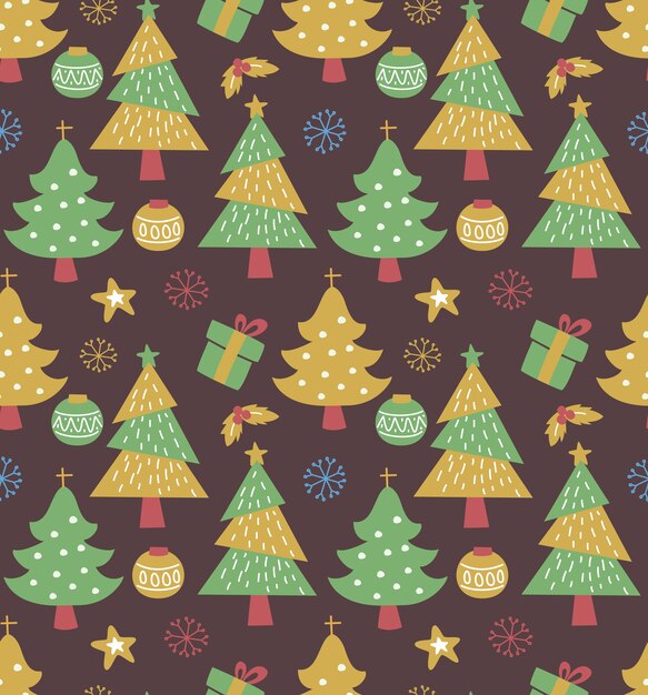 Christmas doodle background