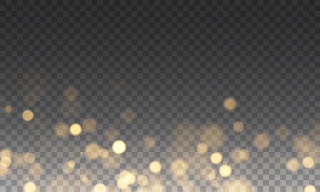 Christmas dust glowing bokeh confetti light and glitter texture overlay for your design Festive spa