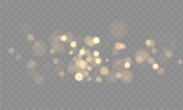 christmas dust glowing bokeh confetti light and glitter texture overlay for your design festive spa