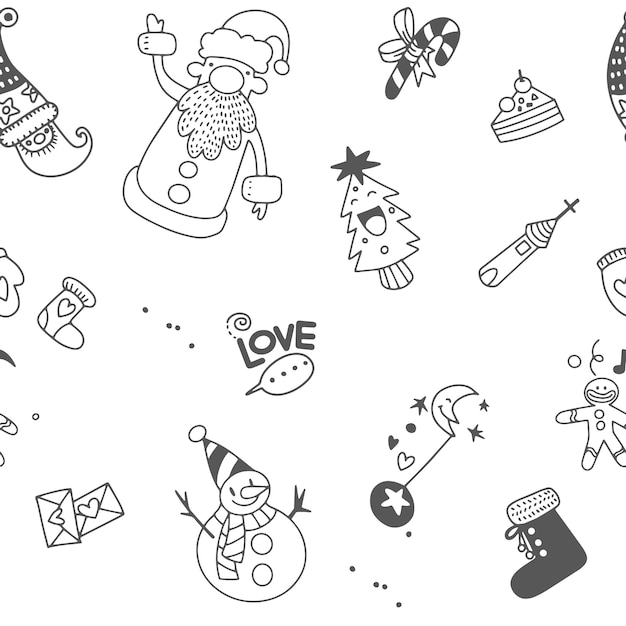 Vector christmas element icons banner background