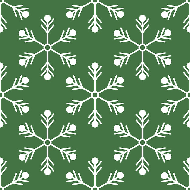 Christmas elements seamless pattern.