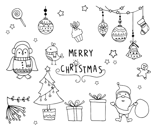 Vector christmas elements