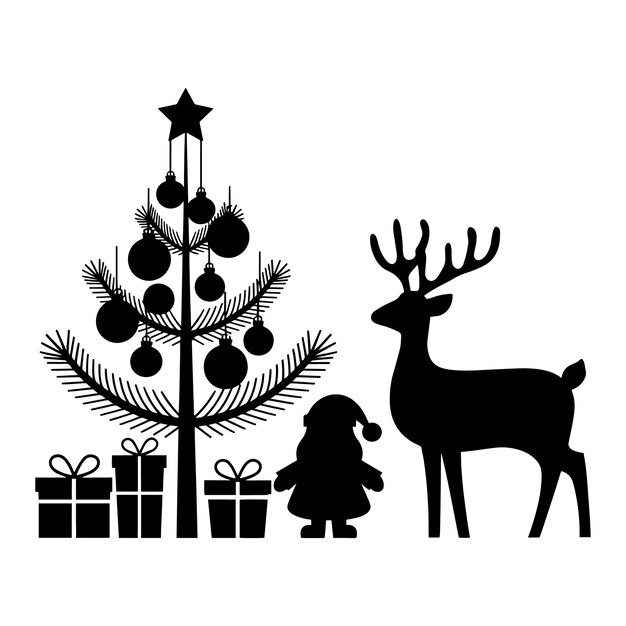 Vector christmas elements