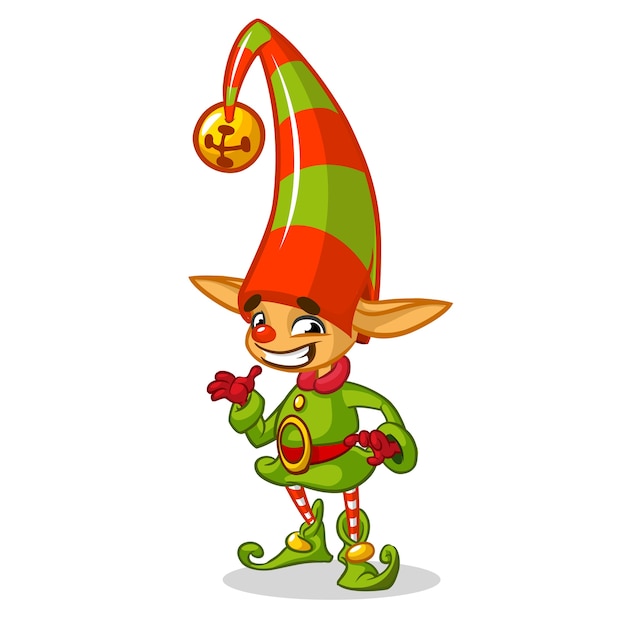 Vector christmas elf