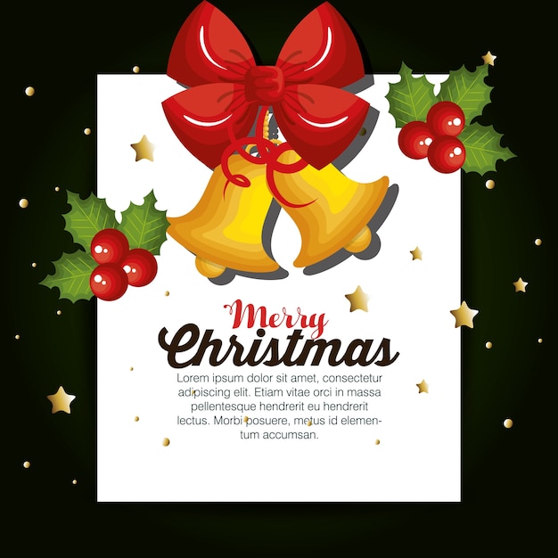 Vector christmas fir decoration card vector illustration design