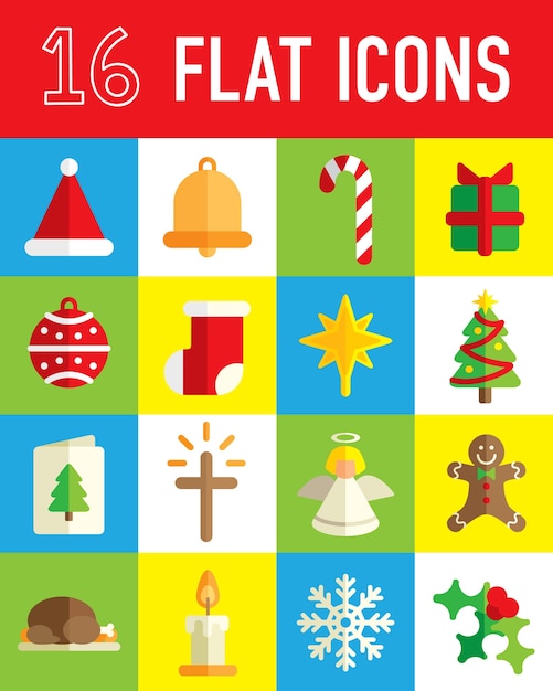 Christmas flat icon