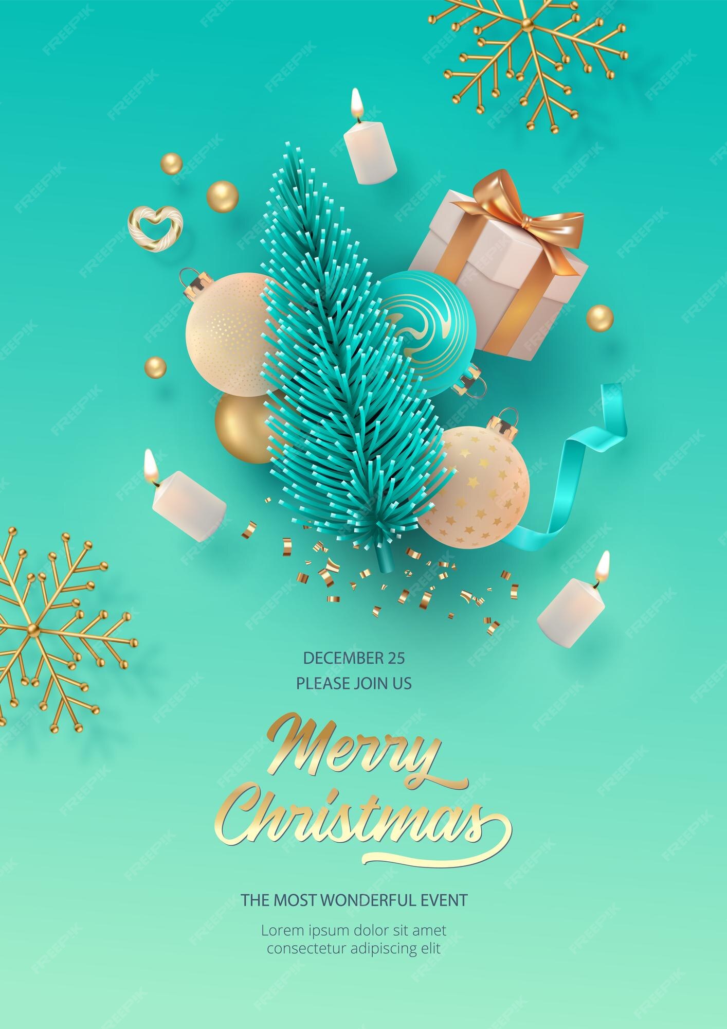 premium-vector-christmas-flyer-template