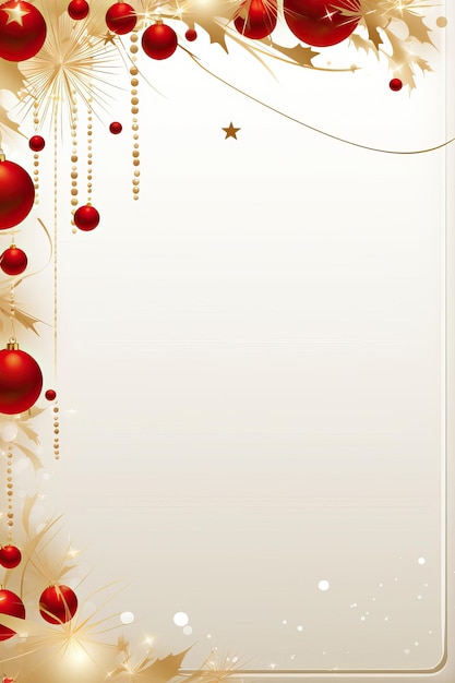 Vettore cornice natalizia sfondo bordo verde modello oro sfondo rosso tema inverno noel