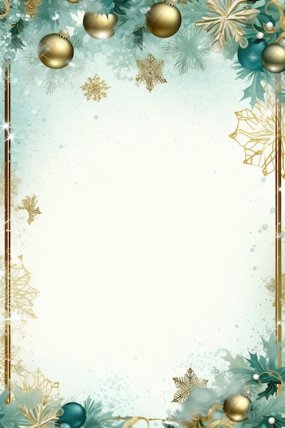 Vector christmas frame background without text 23