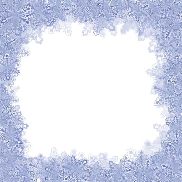 Vector christmas frame