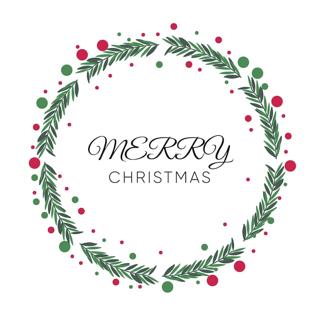 Premium Vector Christmas frames red green