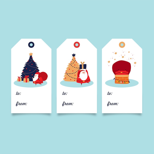 Christmas Gift Tag Collection - Santa Claus