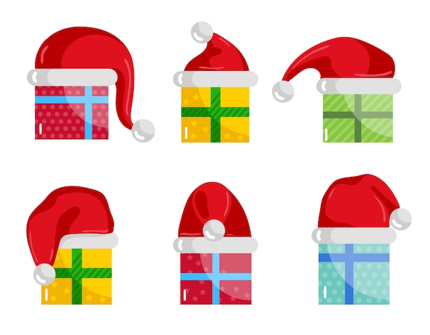 Christmas gifts  icons collection