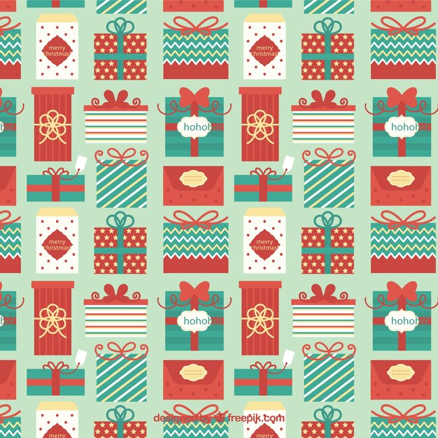 Christmas gifts pattern